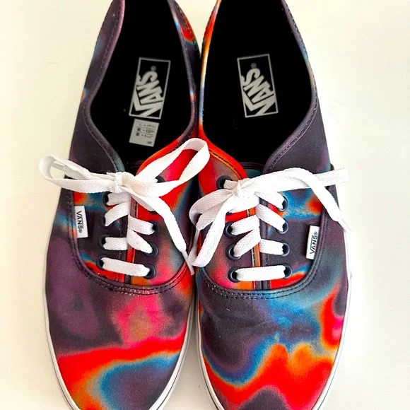 Vans Swirled Rainbow Low Top Size 11 - Picture 3 of 7